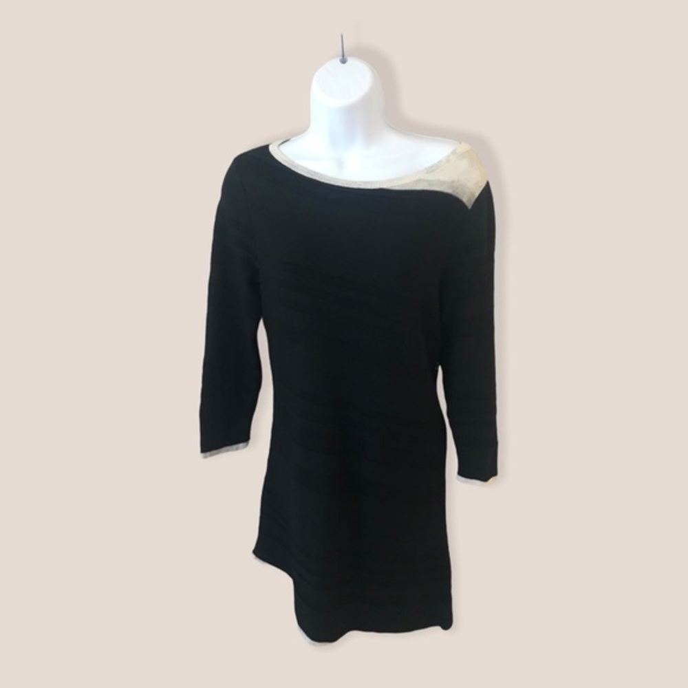 Alfani Black & White Tunic